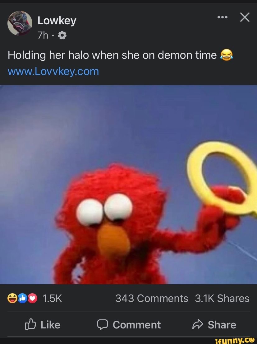 Lowkey Holding Her Halo When She On Demon Time 1 5k 343 Comments 3 1k Shares Like Comment Share