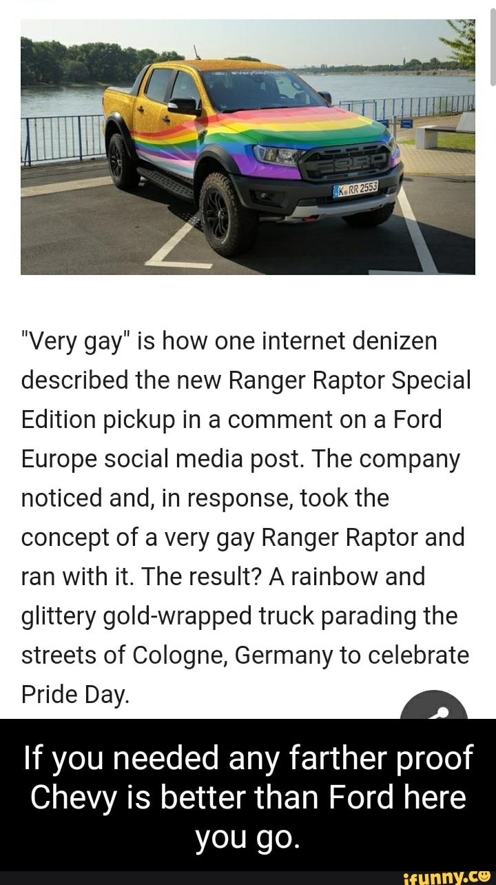 ford raptor gay pride