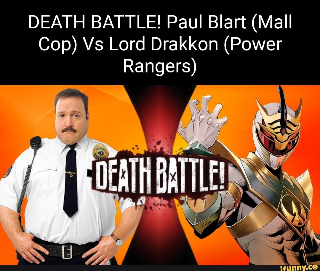 White Ranger Death Battle DEATH BATTLE! Paul Blart (Mall Cop) Vs Lord Drakkon (Power Rangers ...