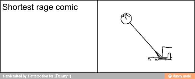 Shortest rage comic
