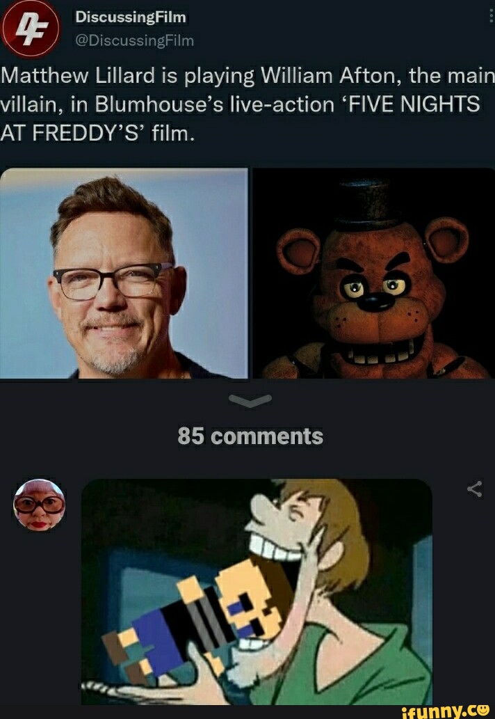 Matthew Lillard Is Playing William Afton The Main Villain In