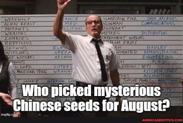 ZOMBIES
WERE CROW FOLK
Who picked mysterious
Chinese seeds for