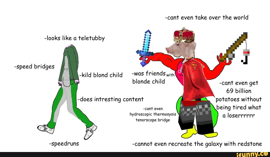  cant Even Take Over The World looks Like A Teletubby speed Bridges 