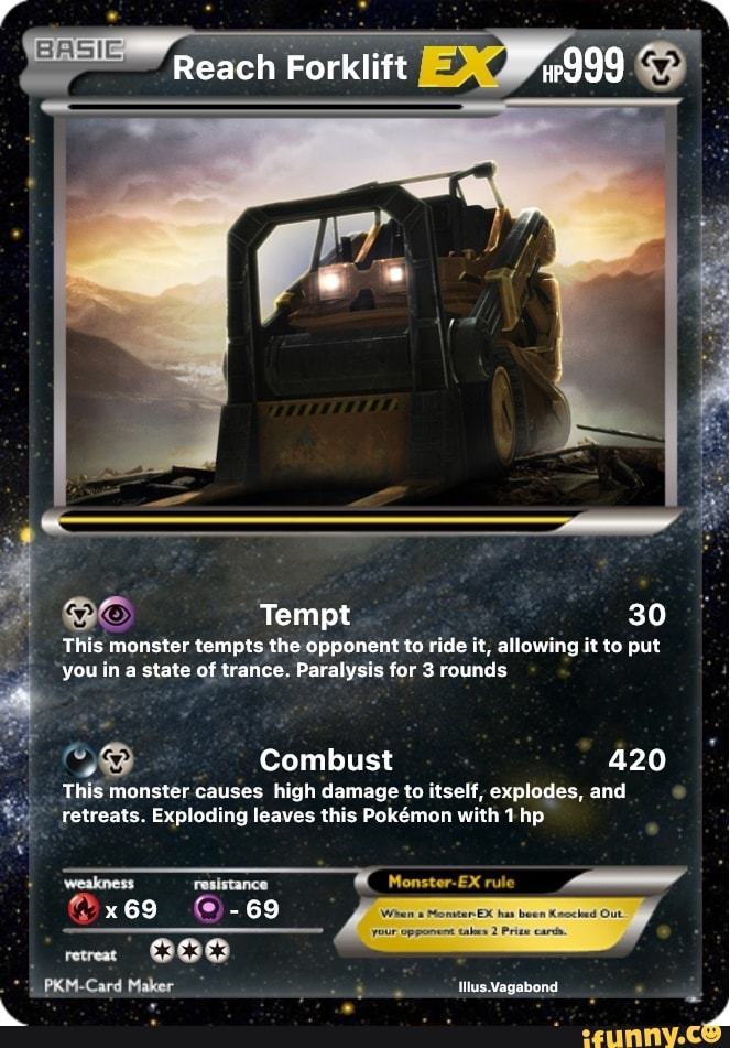 Reach Forklift RO Tempt 30 we This monster tempts the opponent to ride