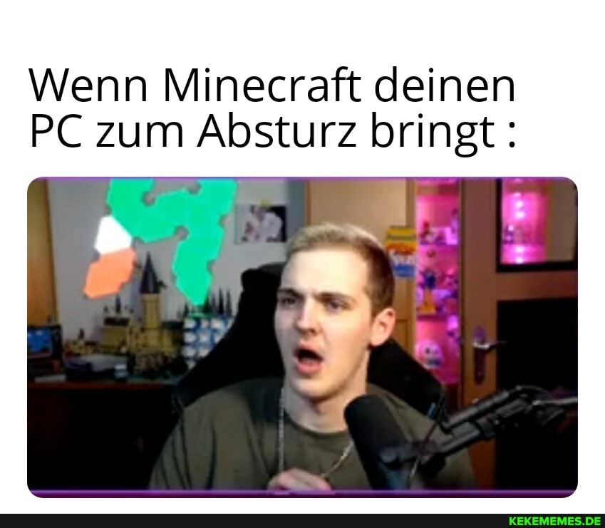 Wenn Minecraft deinen
PC zum Absturz bringt: