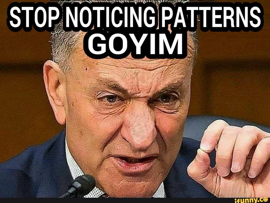 STOP NOTICING PATTERNS GOYIM - iFunny