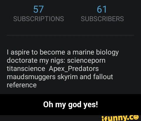 I aspire to become a marine biology
doctorate my nigs: scienceporn
titanscience Apex_Predators
maudsmuggers skyrim and fallout
reference
Oh my god yes! - Oh my god yes!