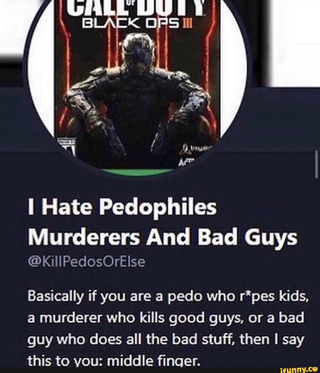 i-hate-pedophiles-murderers-and-bad-guys-basically-if-you-are-a-pedo