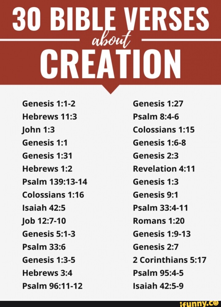 30 BIBLE VERSES CREATION Genesis Hebrews John Genesis Genesis Hebrews 30-bible-verses-creation-genesis-hebrews-john-genesis-genesis-hebrews