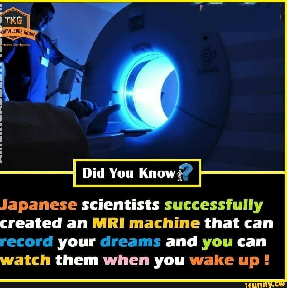 Did You Know Japanese scientists successfully created an MRI machine