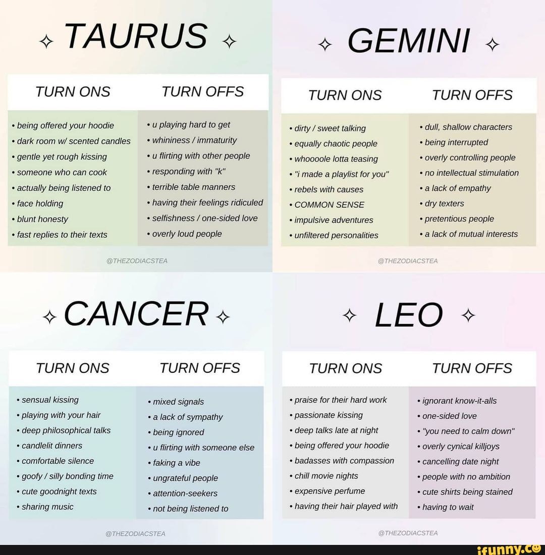 gemini turn ons