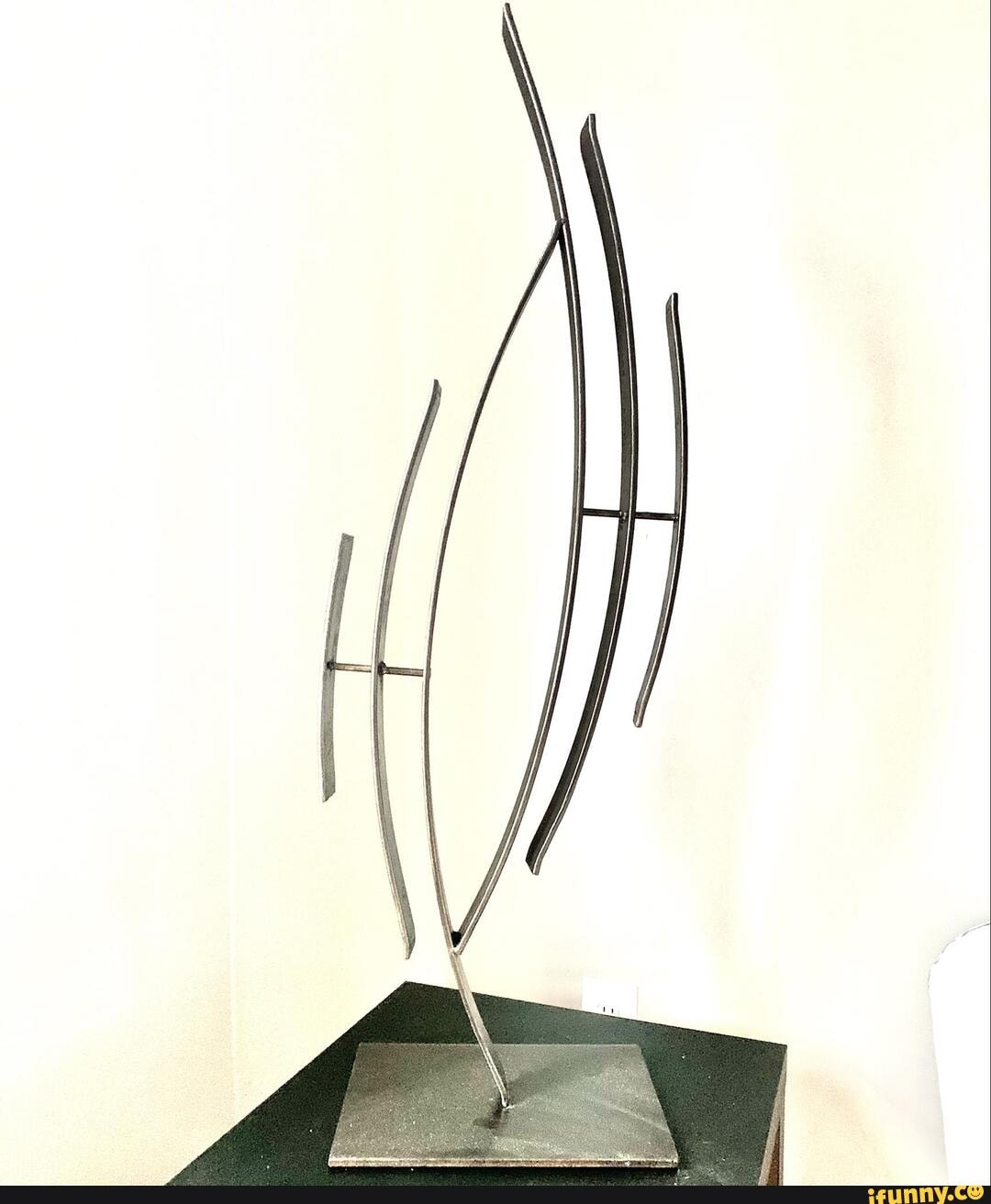 Name Bent. Medium Steel leaf springs. Made from leaf springs from an