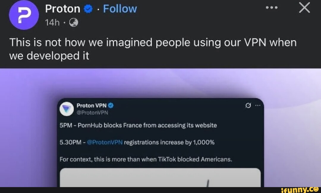 Proton Follow XK This Is Not How We Imagined People Using Our VPN 1 