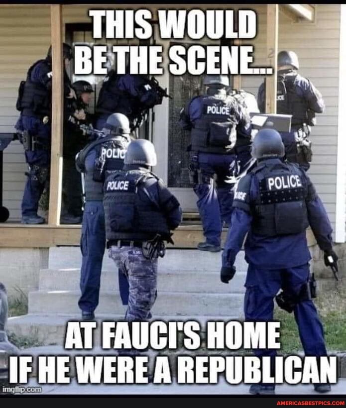 THIS WOULD I BE THE SCENE...
AT FAUCT'S HOME IF HE WERE A REPUBLICAN
