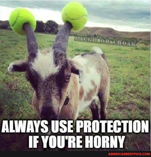 ALWAYS USE PROTECT IF YOU'RE HORNY