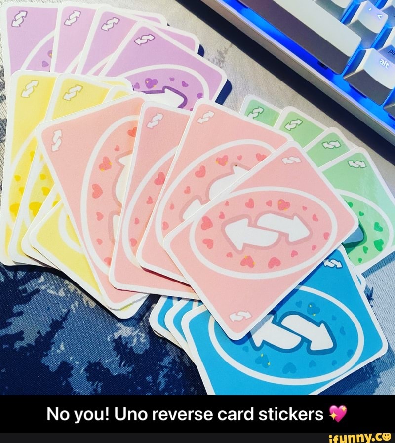 Uno Reverse Meme (Pink) | Greeting Card