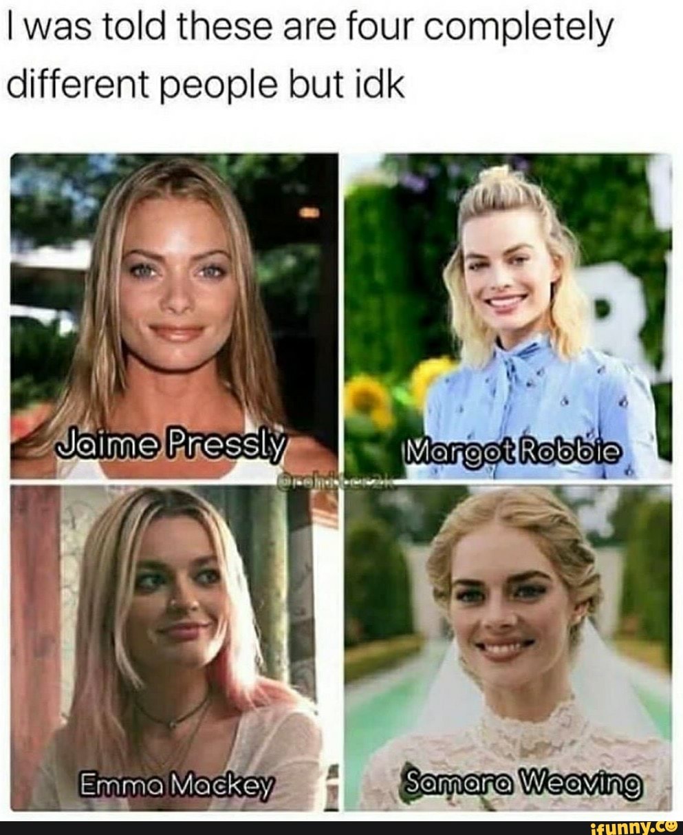 I was told these are four completely
different people but idk
