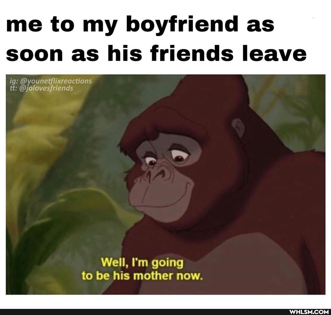 me to my boyfriend as soon as his friends leave
ig: vunetflixreactions
tt: @jolovesfriends
Well, I'm going to be his mother now.