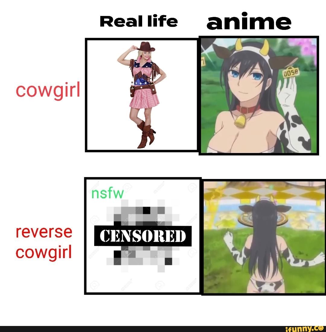 Anime reverse cowgirl