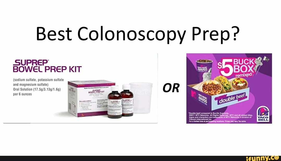 Best Colonoscopy Prep? Me BOX!" SUPREP" BOWEL PREP KIT (sodium sulfate