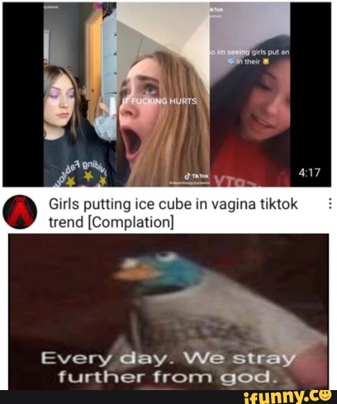 Ice Cubes In Vagina