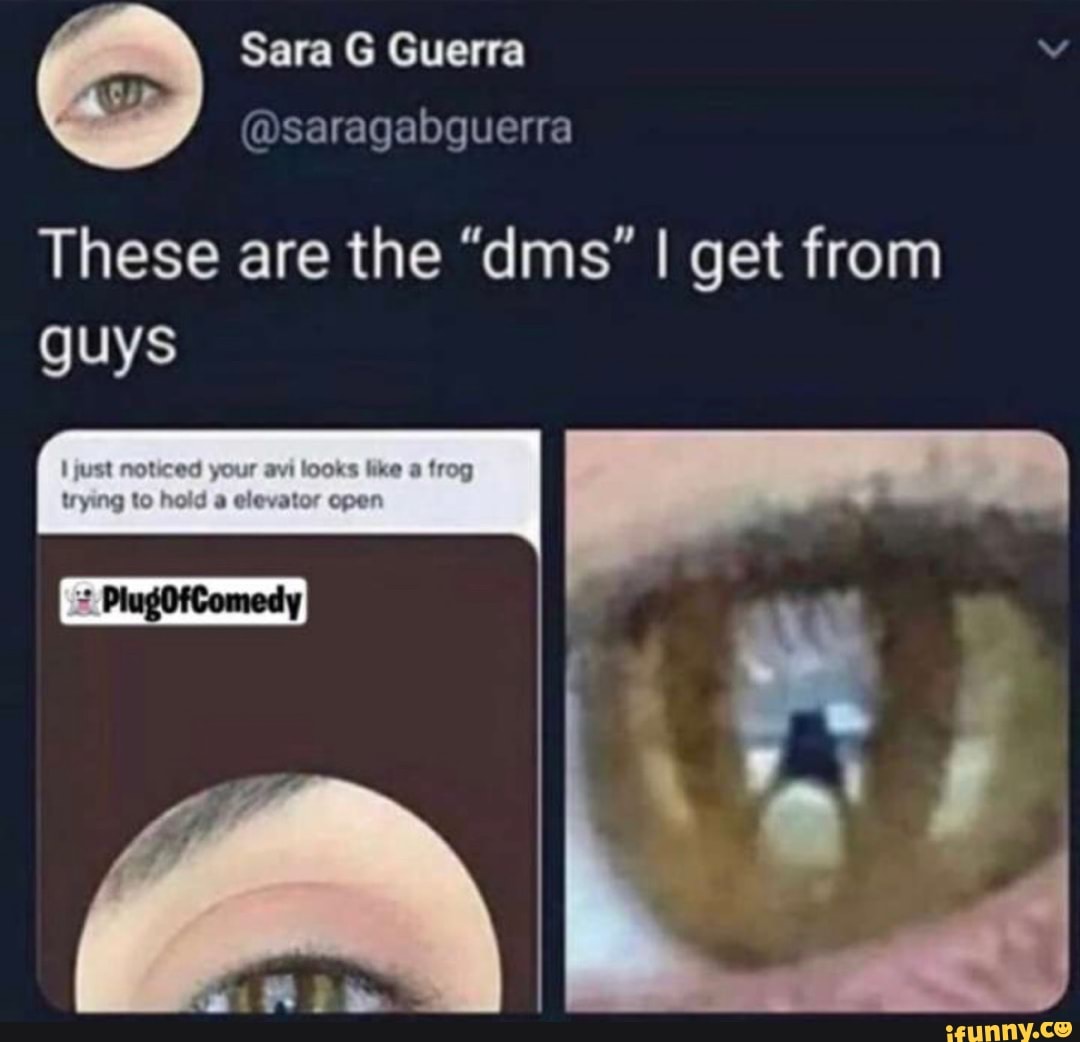 These are the "dms" I get from
guys