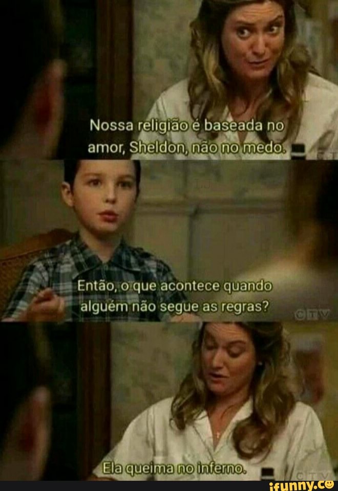 Nossa religiaolé ba! sead: no, amor, mor,
Então, o que acontece quando alguém não segue as regras?