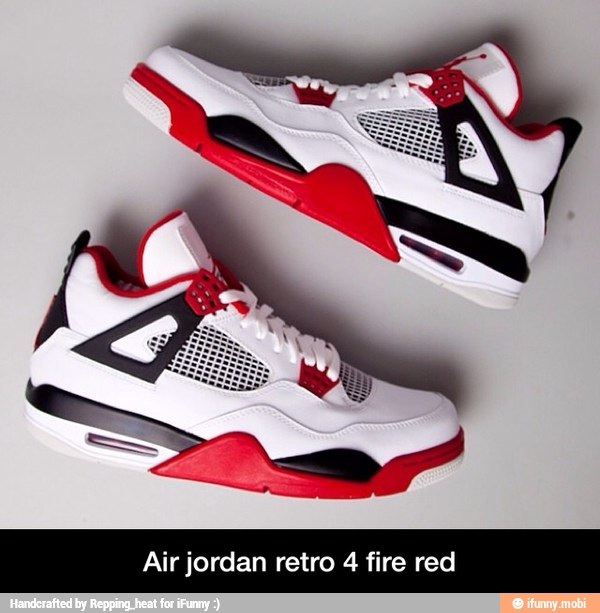 Air jordan retro
4
fire red - Air jordan retro 4 fire red