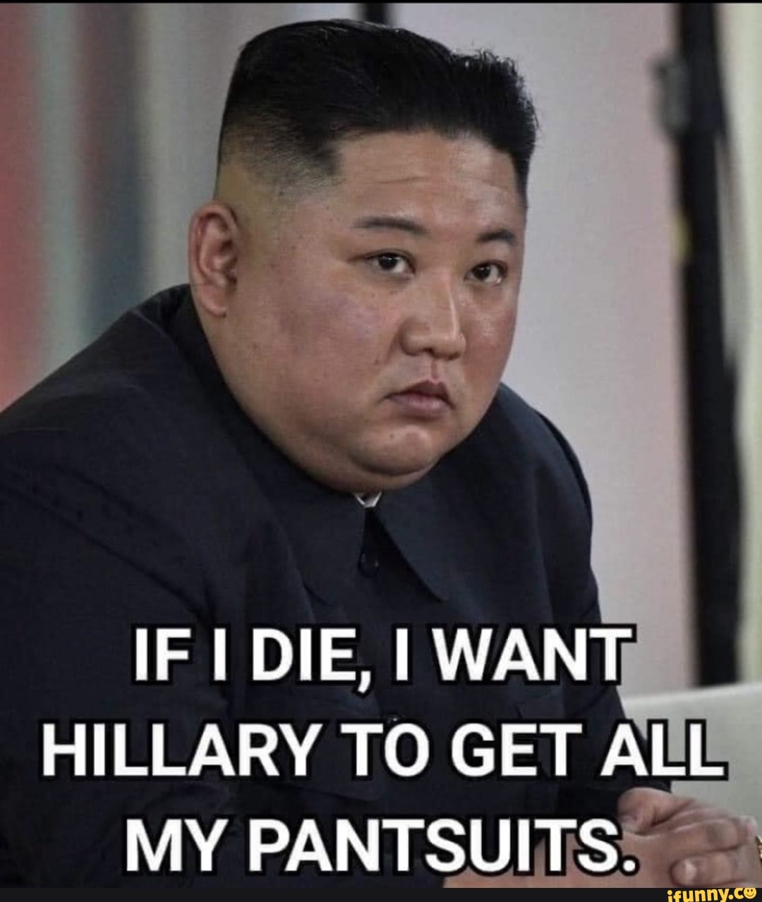 IF I DIE, I WANT
HILLARY TO GET ALE