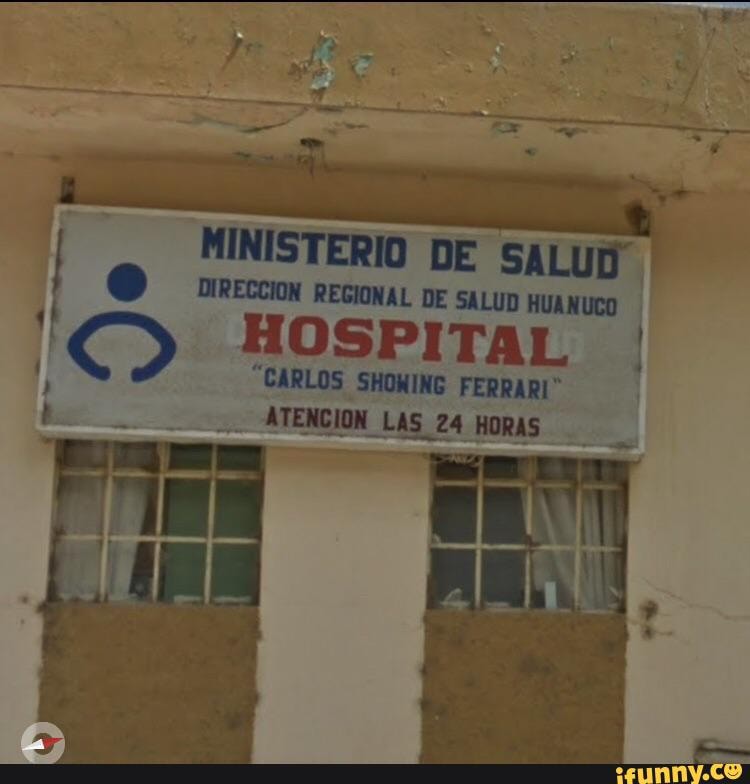 Ministerio De Salud Direccion Regional De Salud Huanuco Hospital Carlos Showing Ferrari 8843