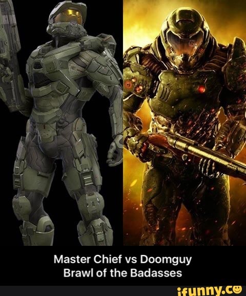Doomguy Master Chief Fight – Doom Guy (DOOM) VS Master Chief (HALO) : r ...