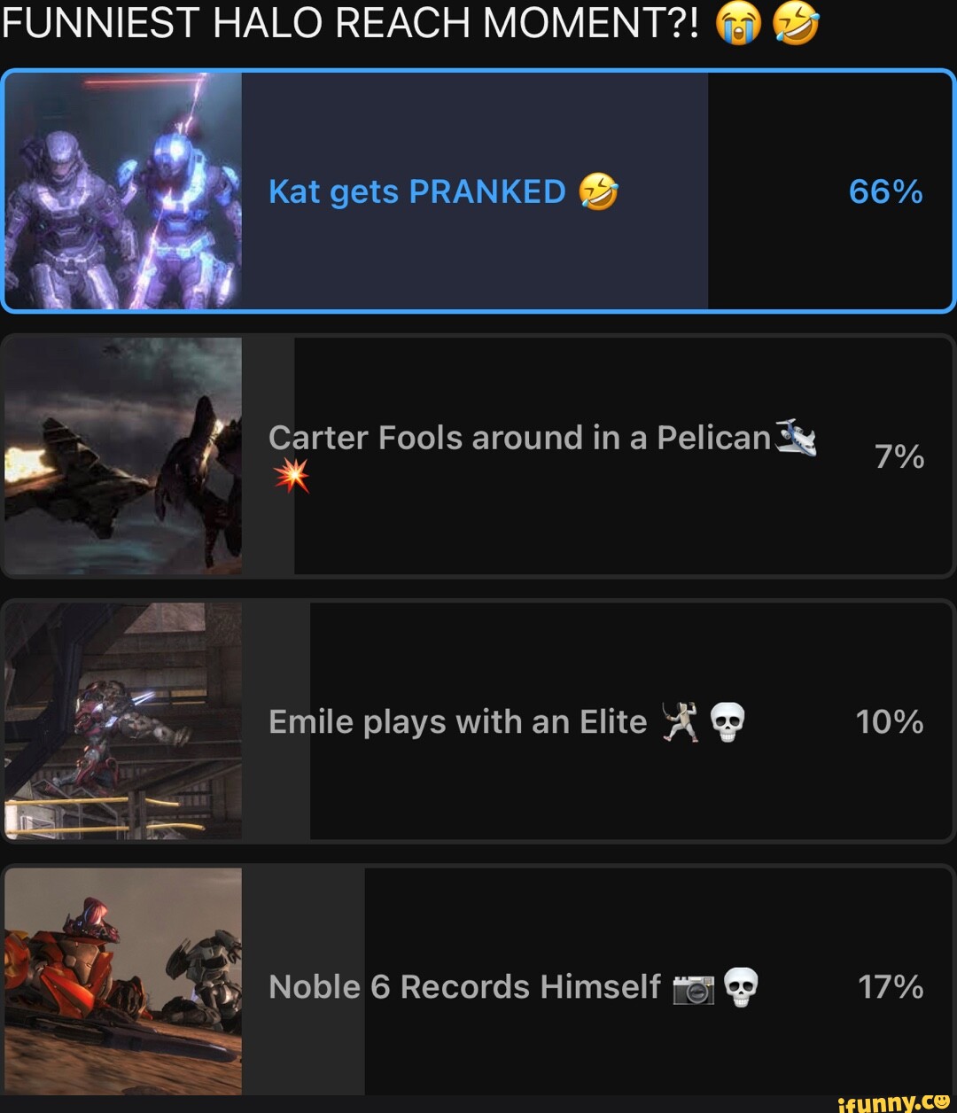 FUNNIEST HALO REACH MOMENT?! & Kat gets PRANKED @ 66% Carter Fools ...