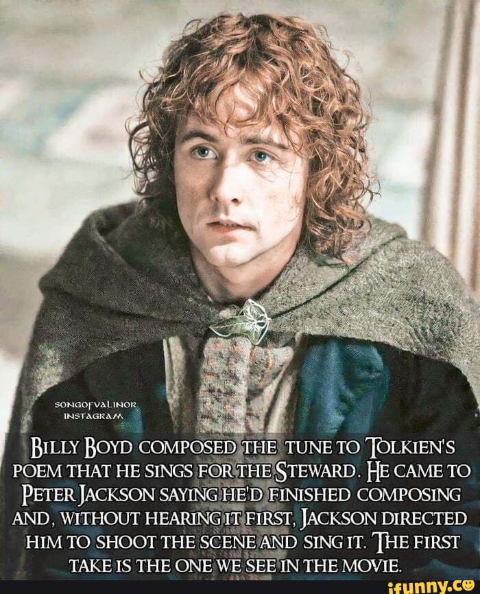 Instagram Biliy Composed The Tune To Tolkien's Poem That He Sings For 