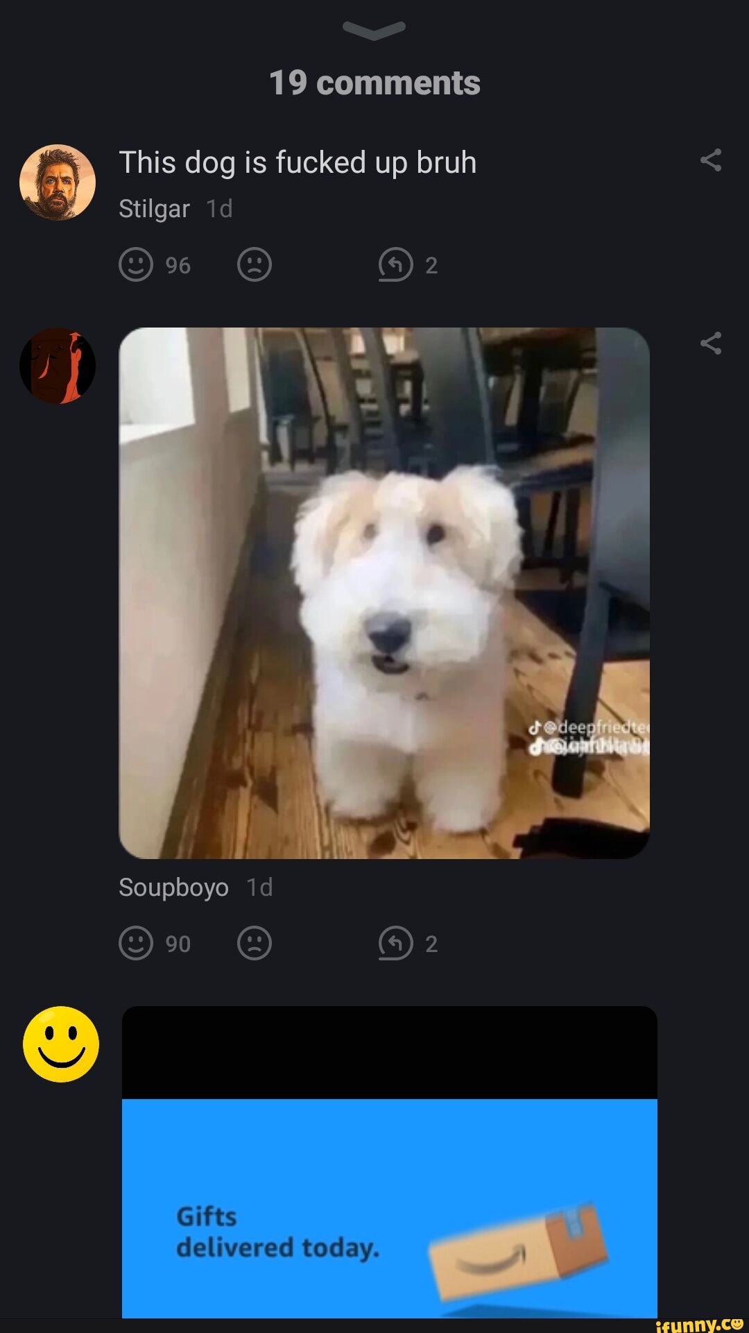 19 Comments This Dog Is Fucked Up Bruh Stilgar Id ) 2 Soupboyo Id OF ...