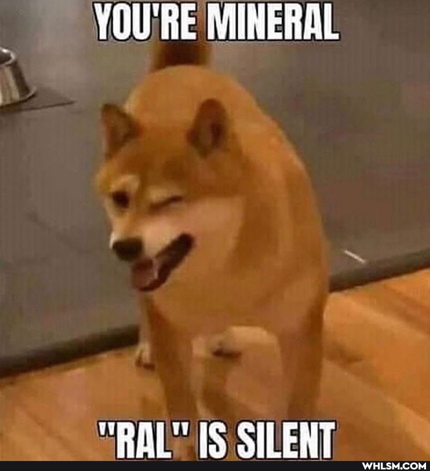 YOU'RE MINERAL
Wont ENT