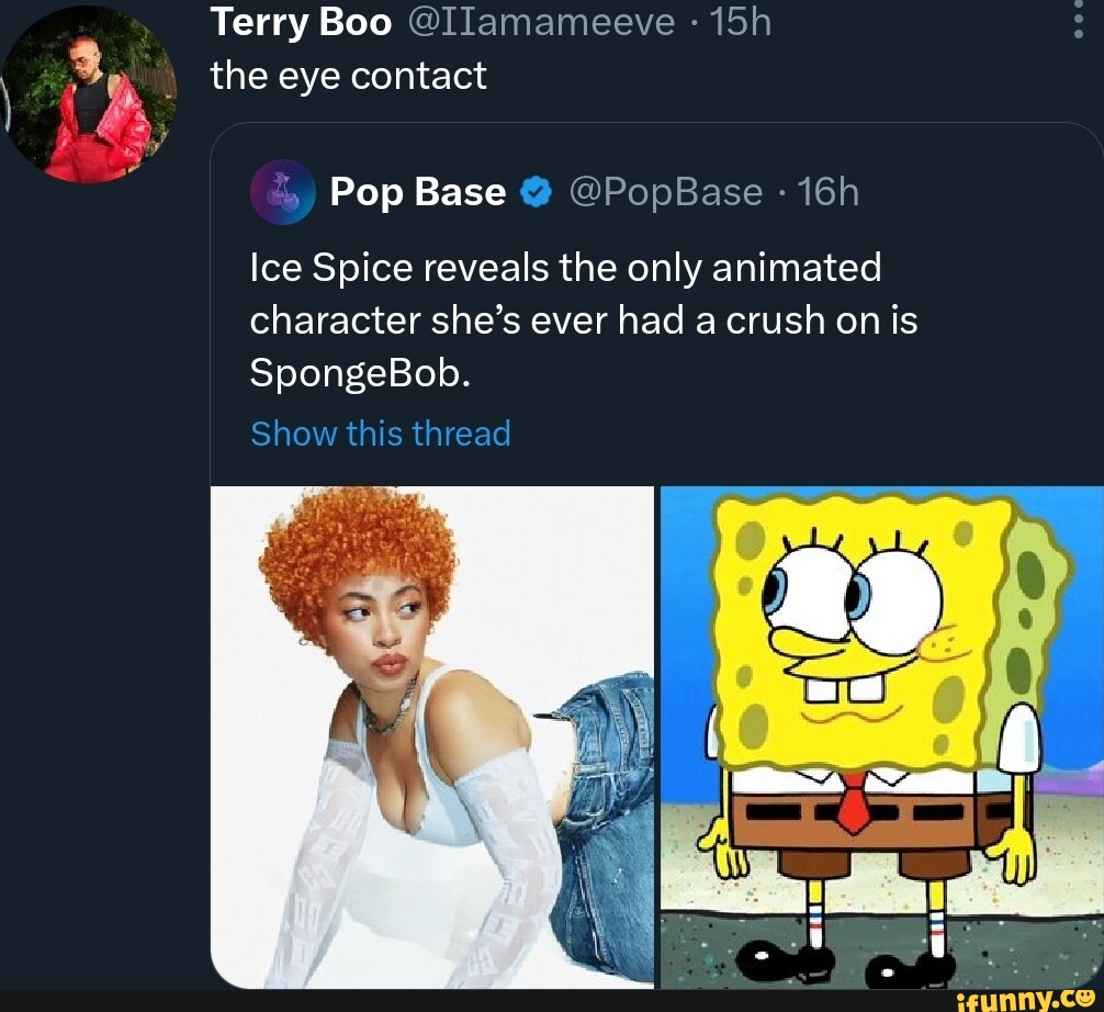 Terry Boo Iiamameeve The Eye Contact Pop Base Popbase Ice Spice Reveals The Only Animated 