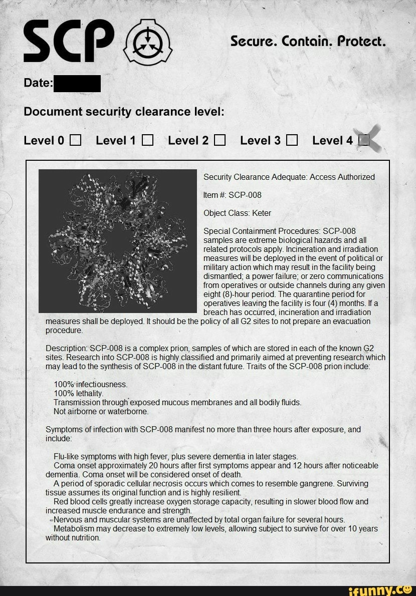 SCP-008, SCP Documents