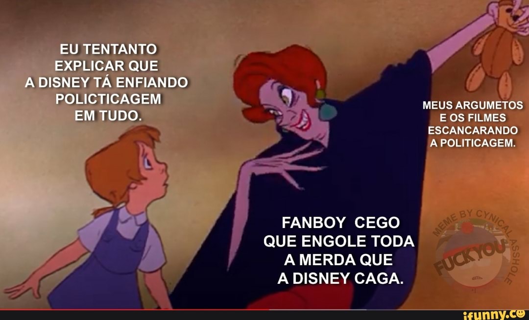 EU TENTANTO EXPLICAR QUE A DISNEY TA ENFIANDO POLICTICAGEM MEUS ...