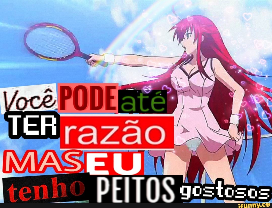 animes, shitpost, comentarios, argumento, razão, mulheres, edit, bom, rias, highschooldxd