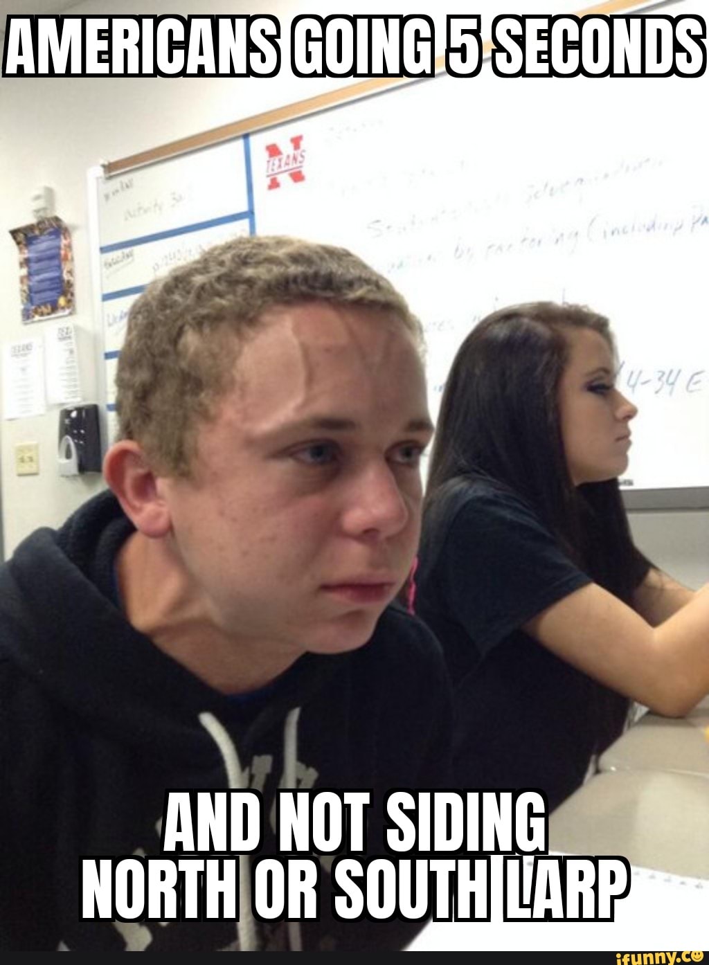 SECONDS; AND NOT SIDING NORTH OR SOUT iFunny