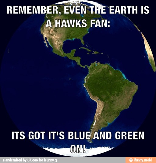 ITS GOT IT'S BLUE AND GREEN