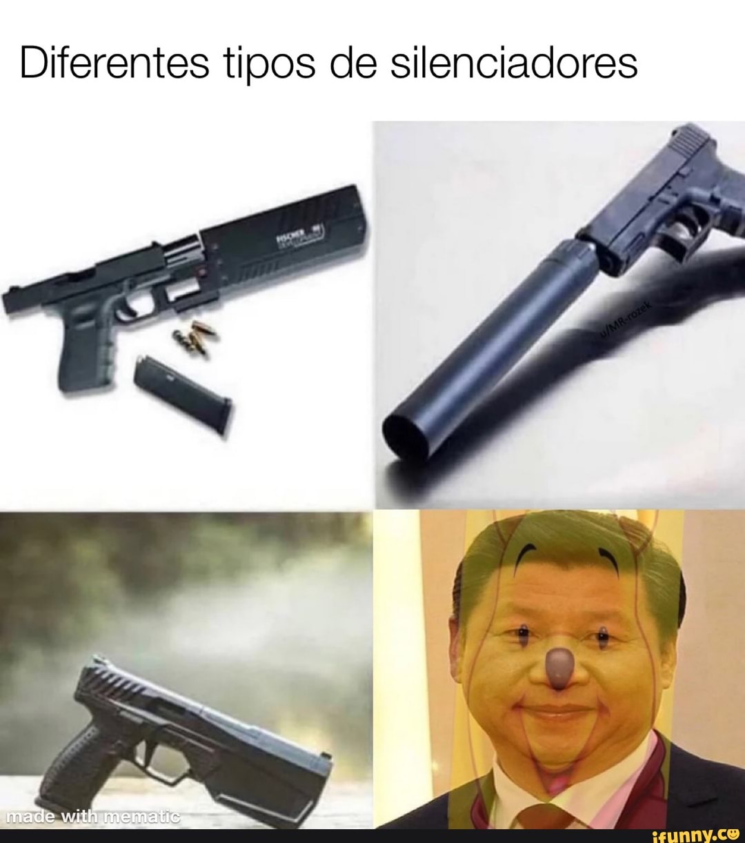 Diferentes tipos de silenciadores
made "ih mematic-s.