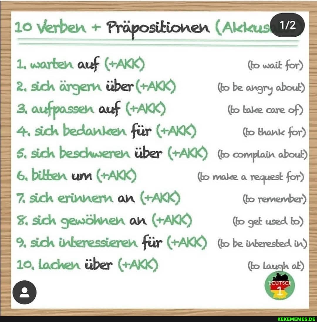 2. sich ärgern über (+AKK)
Sich
sich
an