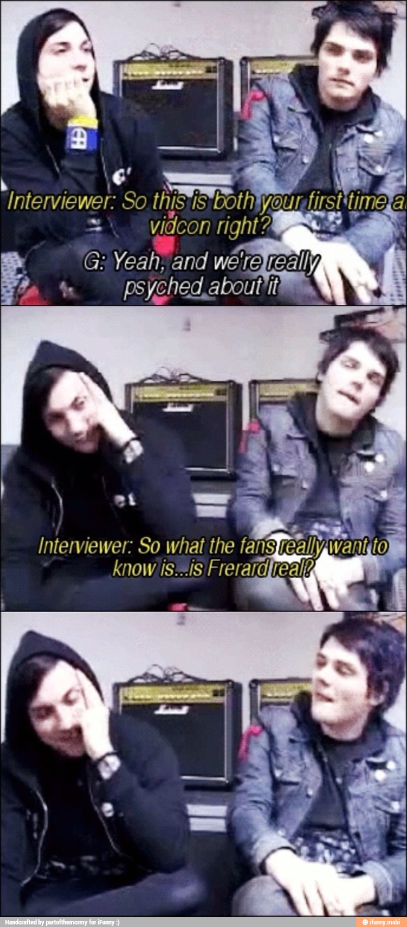 Interviewer: So what the fans
know is:2is Frerarafiealy