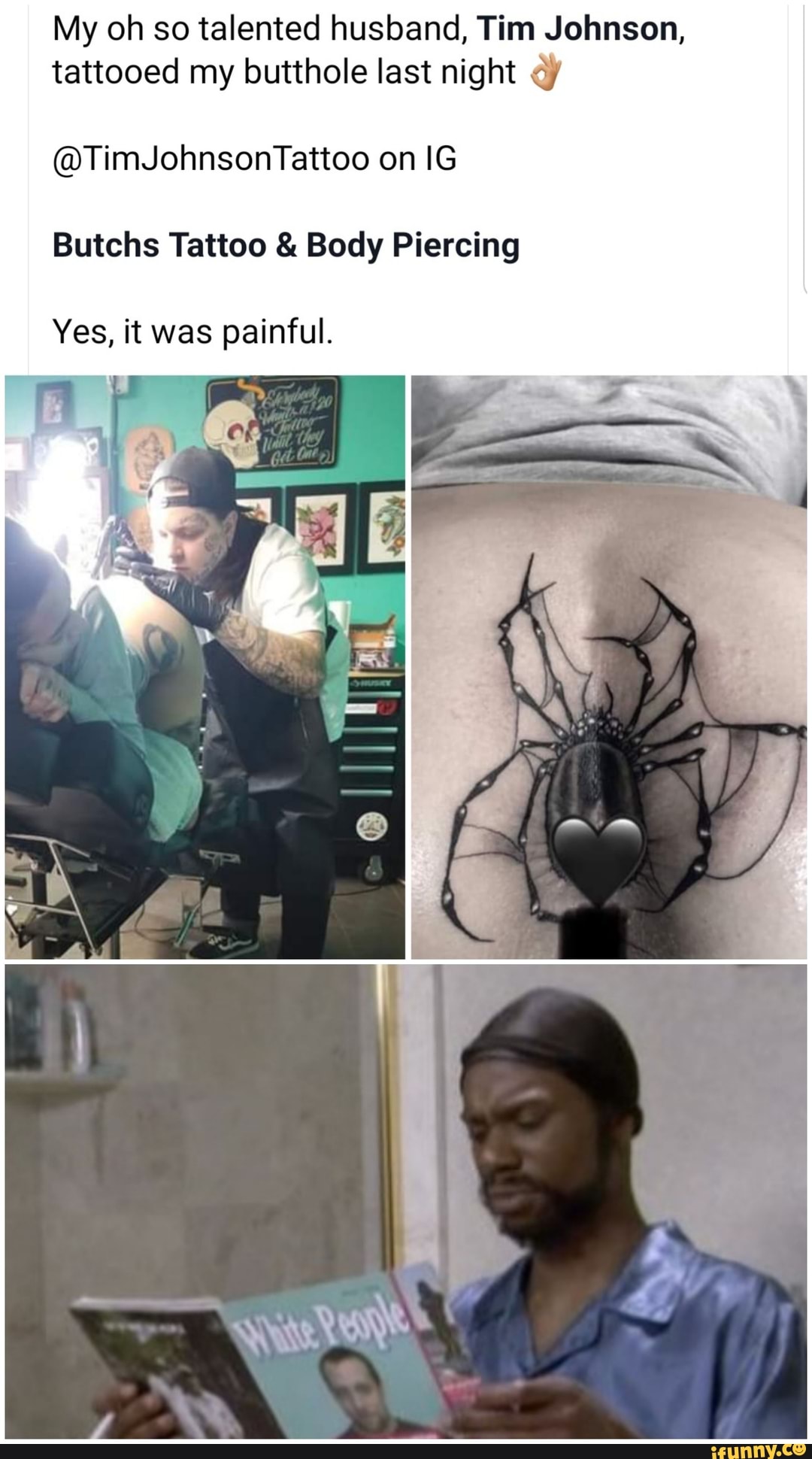 Butt Hole Tattoo
