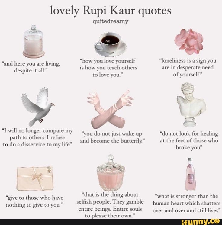 Lovely Rupi Kaur quotes 