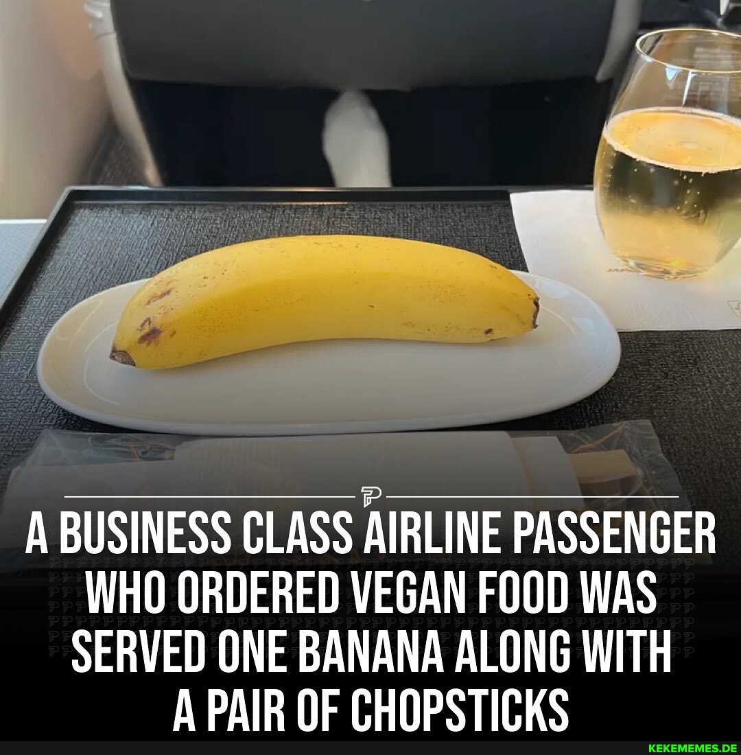 A passenger on a Japan Airlines flight ordered vegan food but was