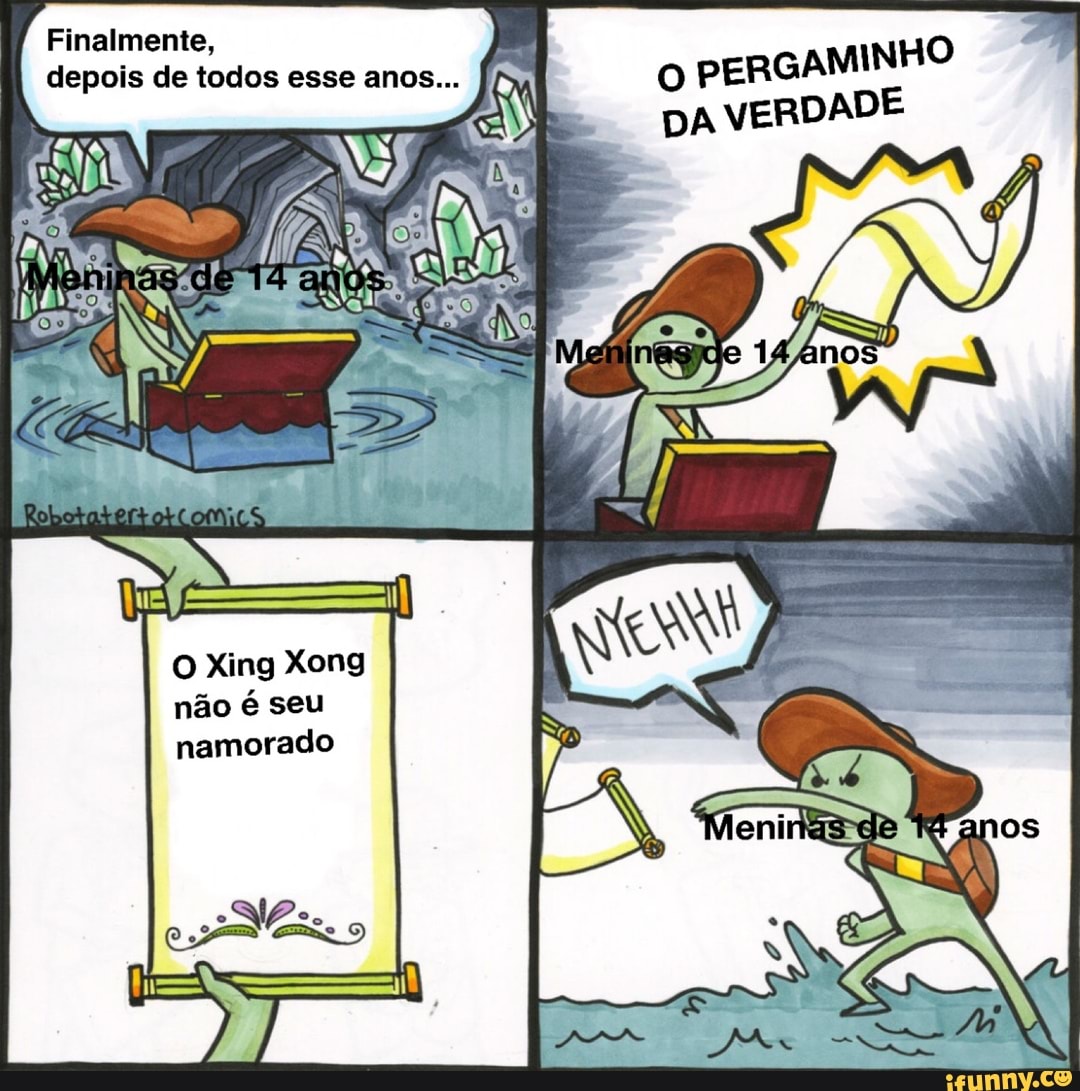 Finalmente,
depois de todos esse anos... O
PERGAMINHO