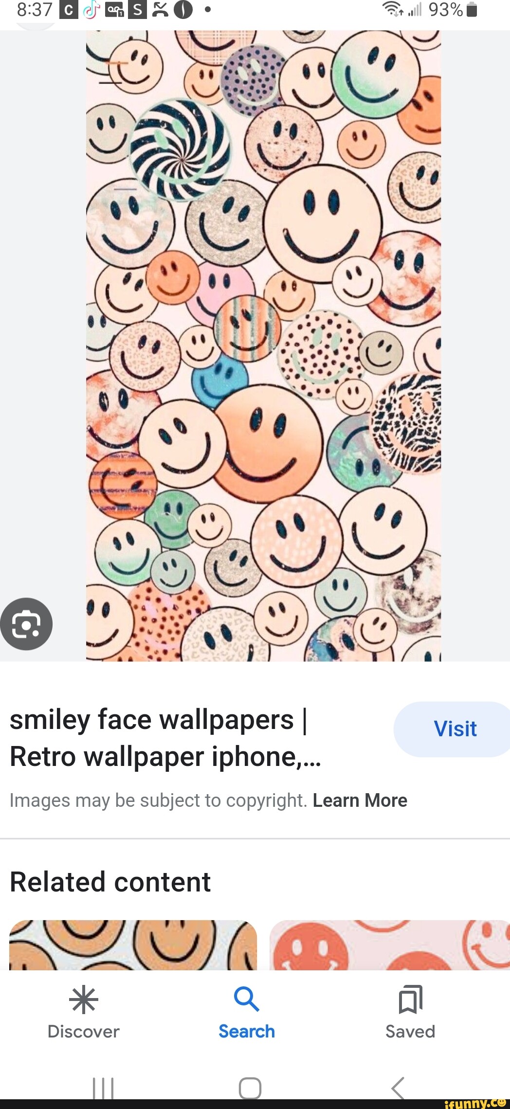 Smiley Face Wallpaper Stock Illustrations RoyaltyFree Vector Graphics   Clip Art  iStock