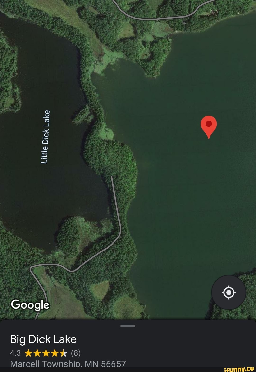 Little Dick Lake Google Big Dick Lake 4.3 (8) Marcell Township. MN 56657 -  iFunny